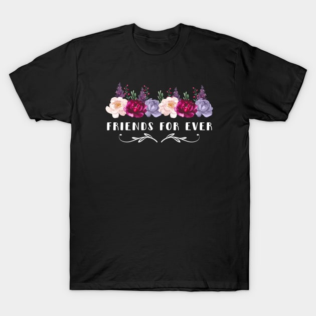 Best Friends for Ever T-Shirt by Ayzora Studio